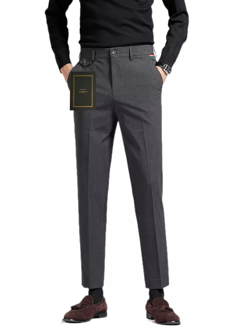 Mens cropped clearance tuxedo pants