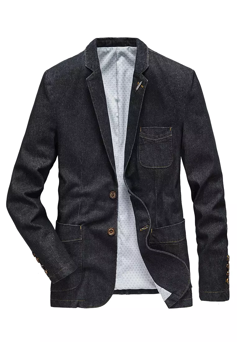 Men's denim on sale suit jackets