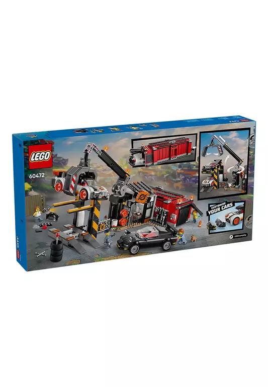 City 60472 Scrapyard with Cars, Age 7+, Building Blocks, 2025 (871pcs)