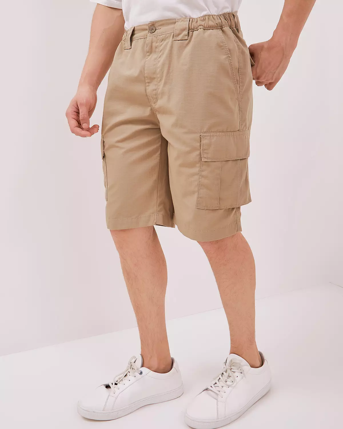 MEN'S KHAKI SHORTS