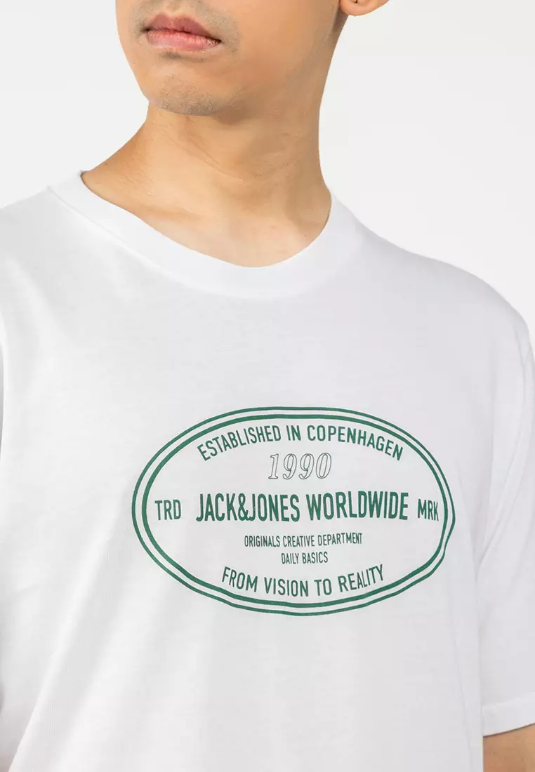 Short Sleeve Crew Neck Front Tee