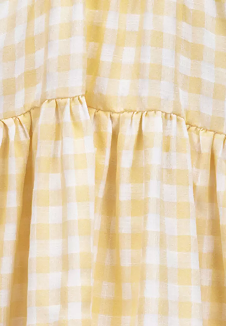 MOVE - Rio Checkered Ruffle Dress