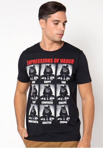 Starwars Classic Expression Of Dart Vader Printt-Shirt