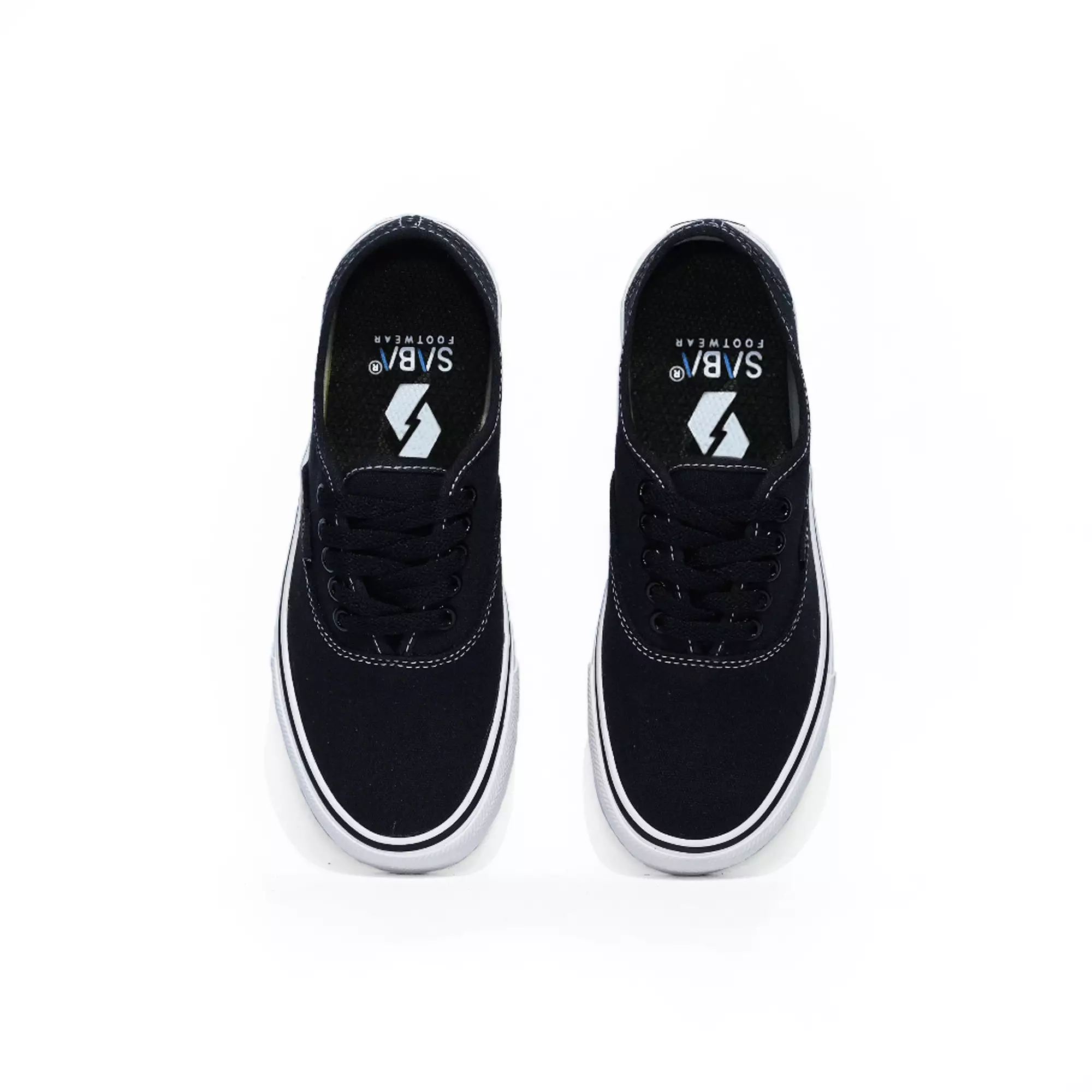 SABA Evermore Black White Classic - Sepatu Sneakers Casual Pria Wanita