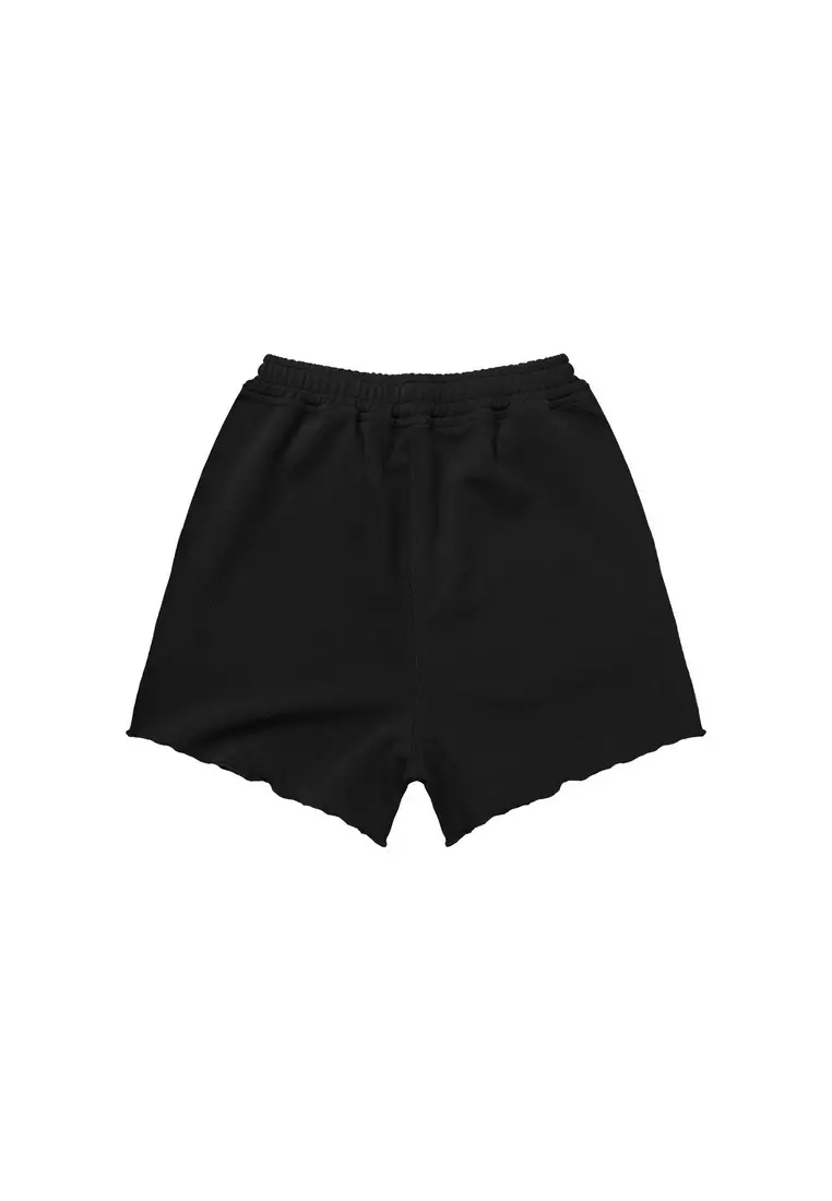 3Second Kids Girl's Short Pants Polyester Mini Rib Lettuce Hem Meysa C031224