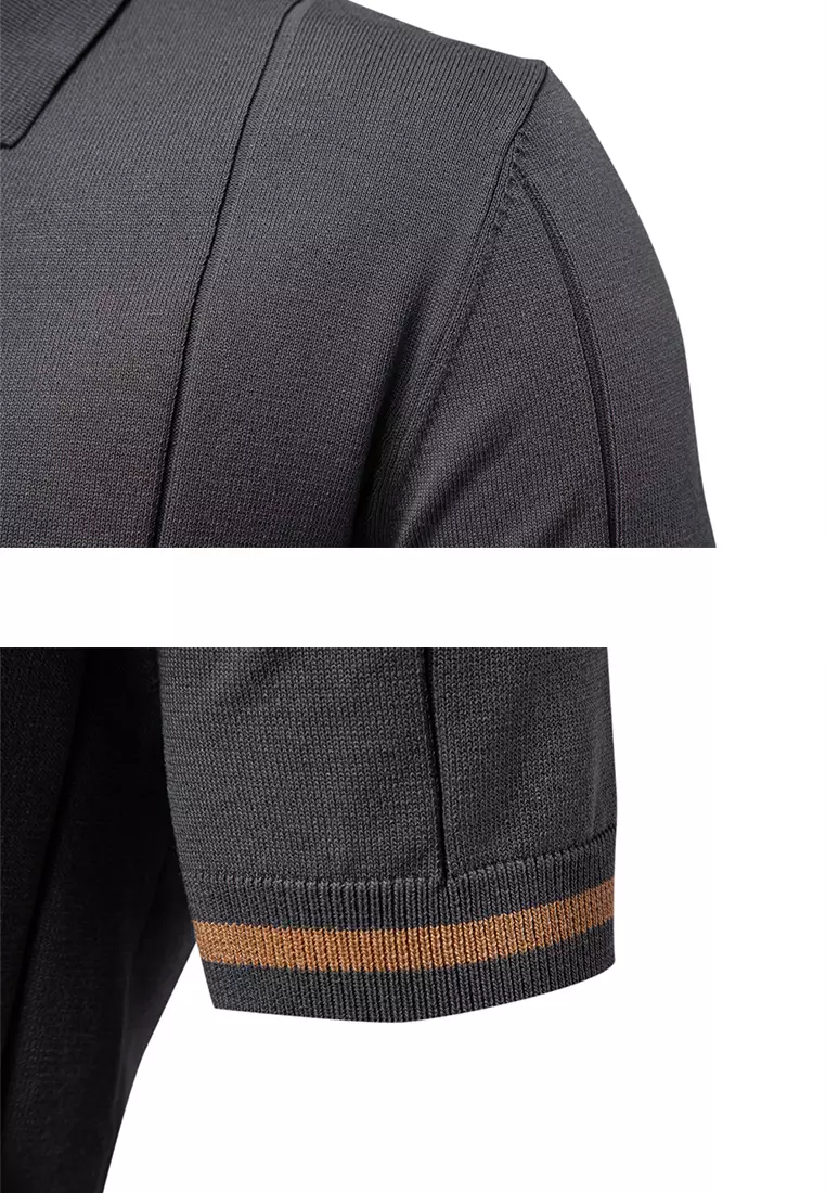 Business Textured Polo Shirt AX-PSD8037