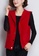 Twenty Eight Shoes red VANSA Imitation Mink Vest Jacket  VCW-V7706 70C2EAAB1B6F49GS_2
