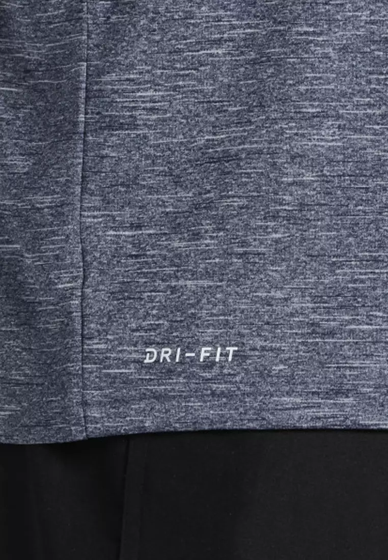 nike men's heather long sleeve hydroguard