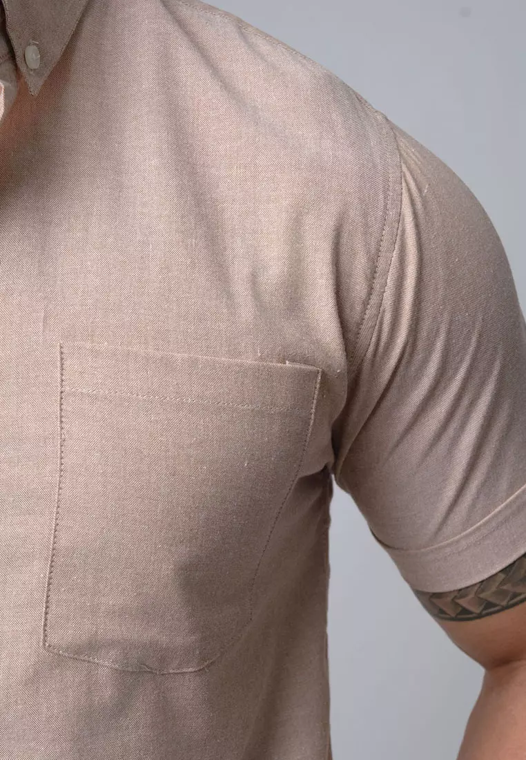 Khaki Oxford SS Shirt