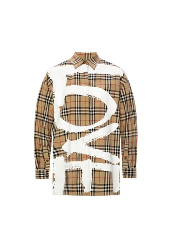 burberry print shirt