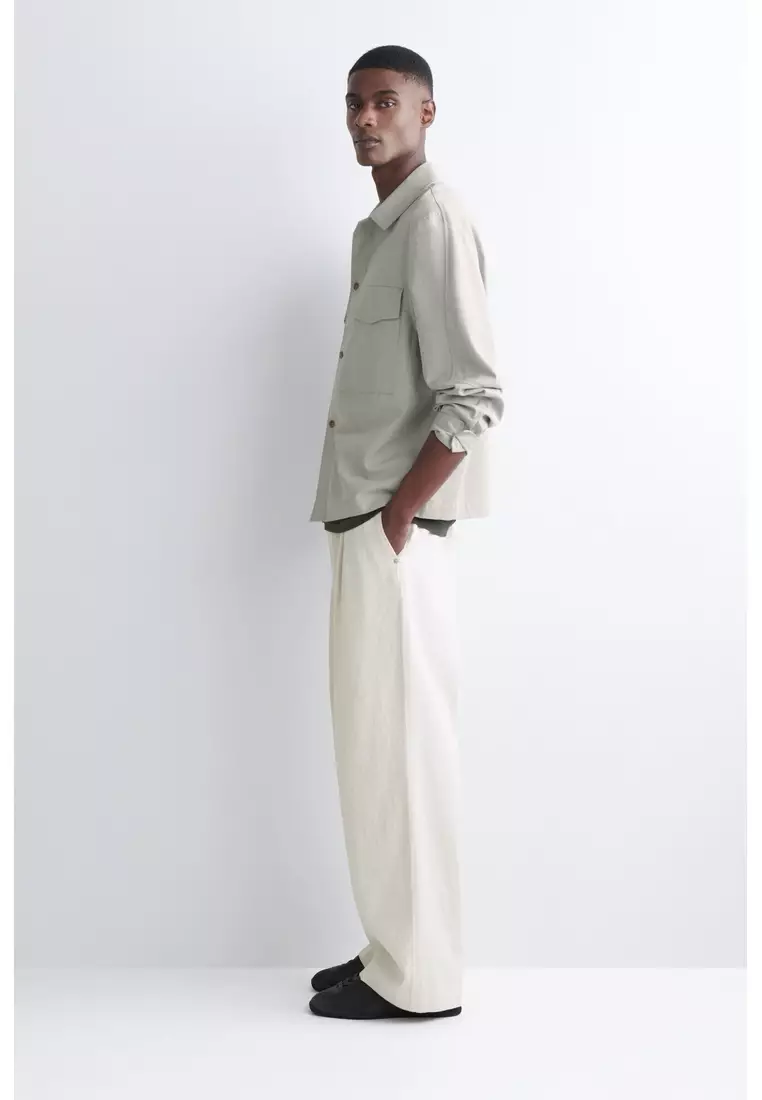RELAXED COTTON OVERSHIRT