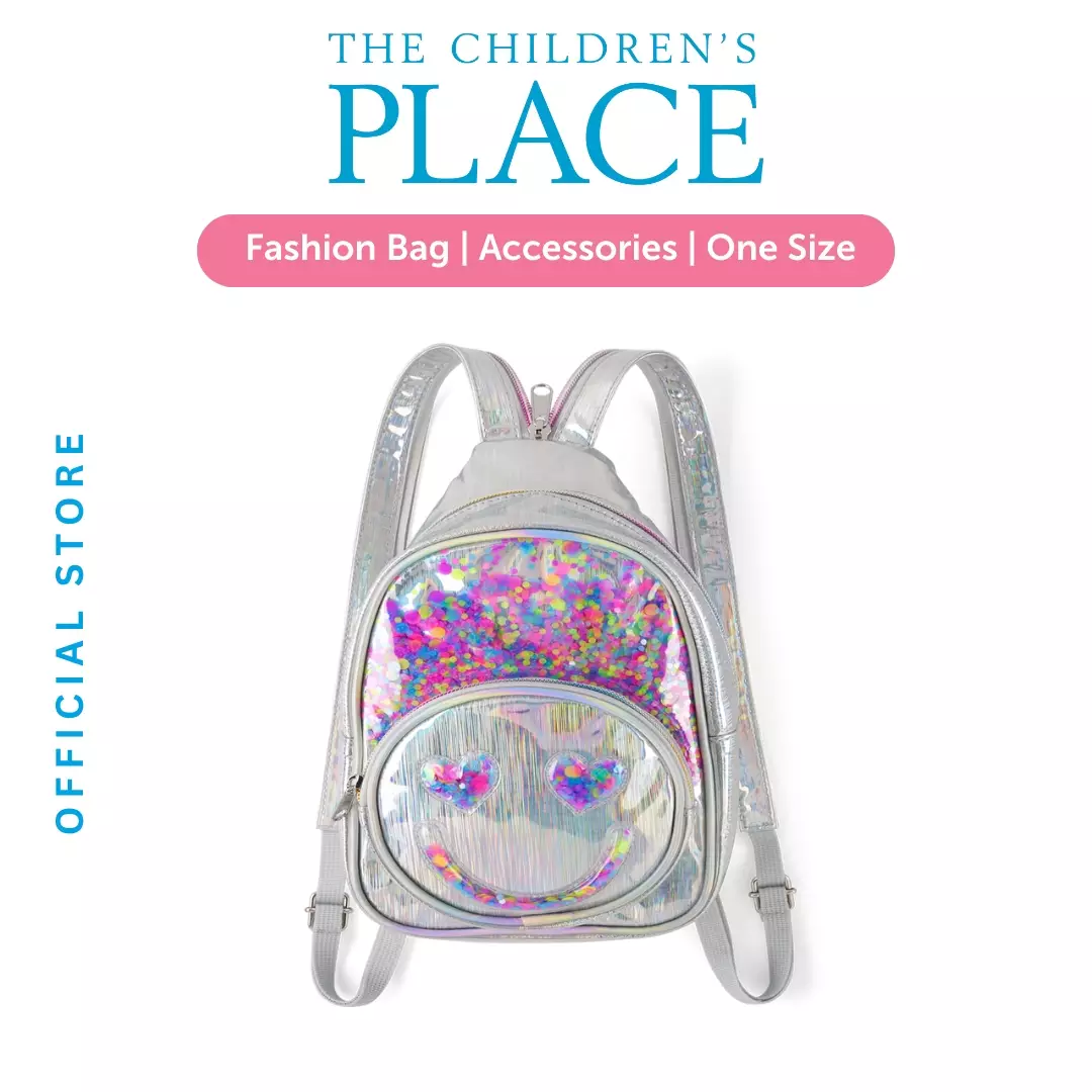 Girls Hologram Emoji Backpack Tas Anak Perempuan