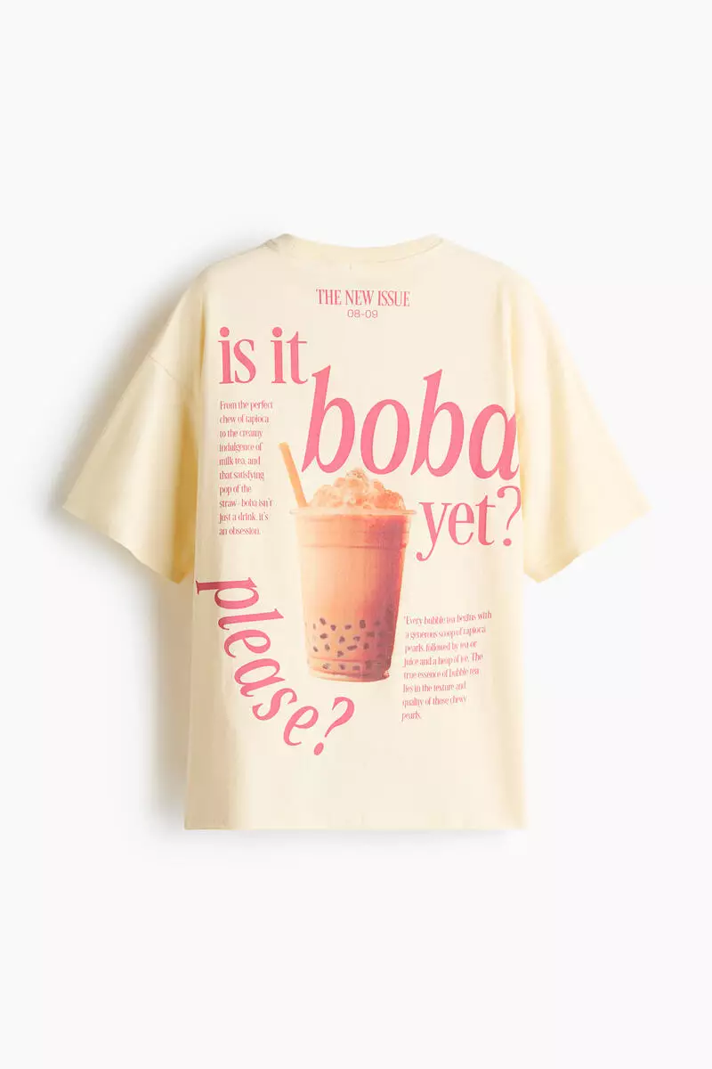 Oversized printed T-shirt