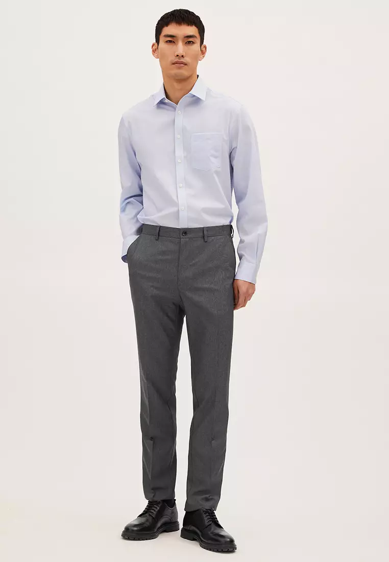 Marks and spencer hot sale tailored fit trousers