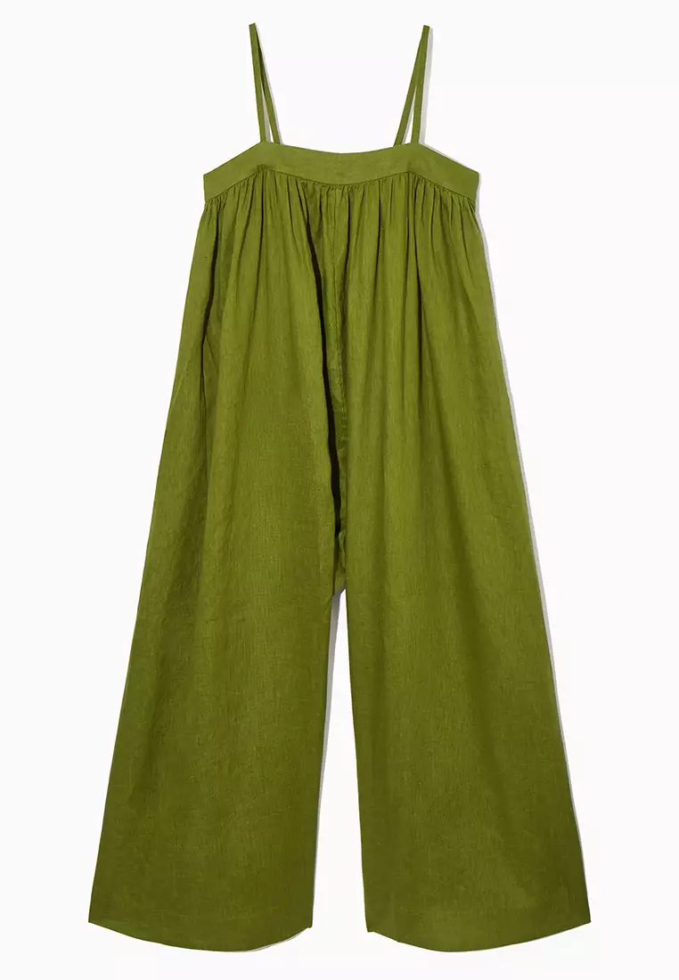 Buy COS SquareNeck Linen Jumpsuit 2024 Online ZALORA Philippines