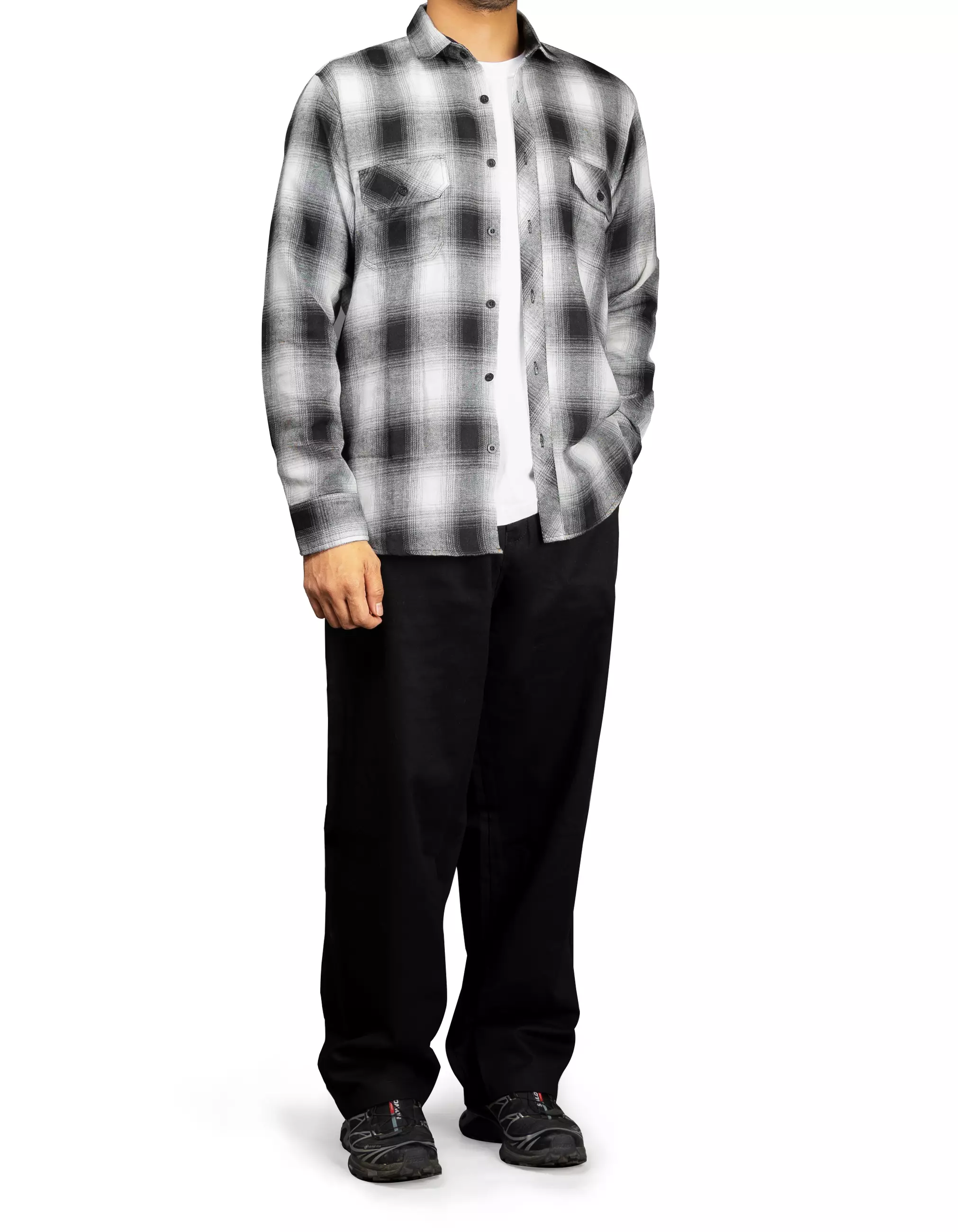 Gloaming Kemeja Flanel Veterano Unisex Panjang Elviro