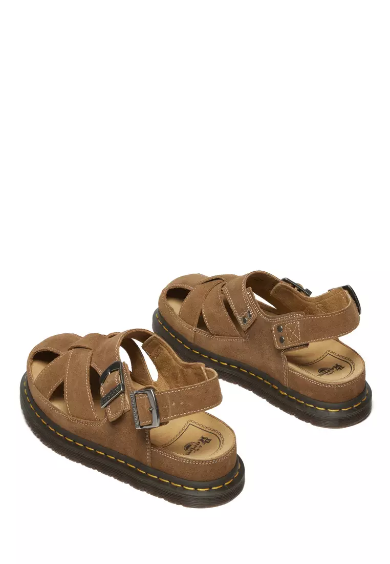 Archive Plush Suede Fisherman Tan Sandals Women