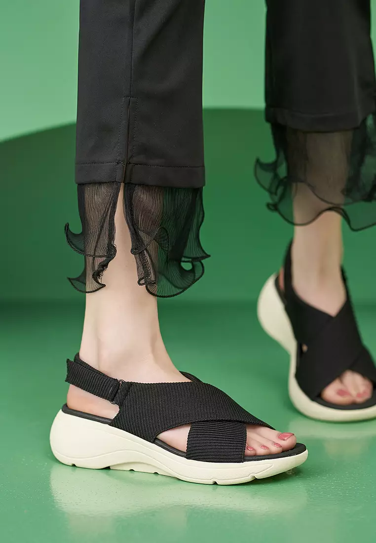 Buy Twenty Eight Shoes Platform Velcro Strappy Sandals ALM398 6