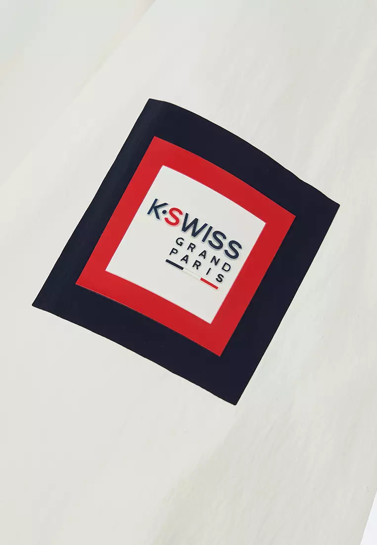 男裝 K-SWISS LOGO 連帽外套