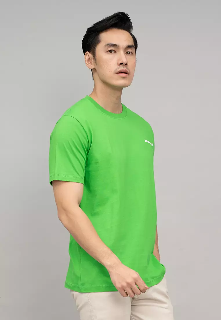 Houseofcuff T-shirt Kaos Polos Pendek Hjiau Terang Tersedia Size S-4XL