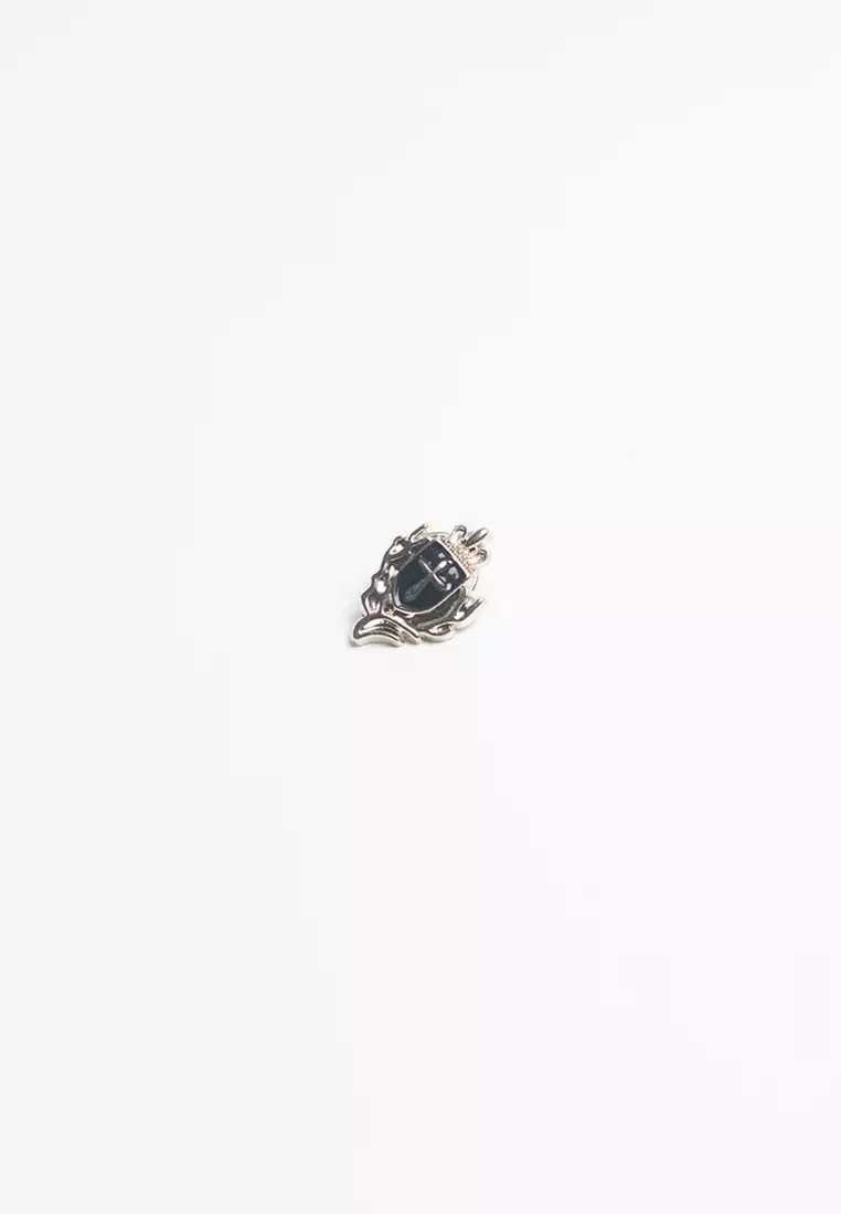 Houseofcuff lapel pin brooch bros untuk jas TUSUK SILVER BB