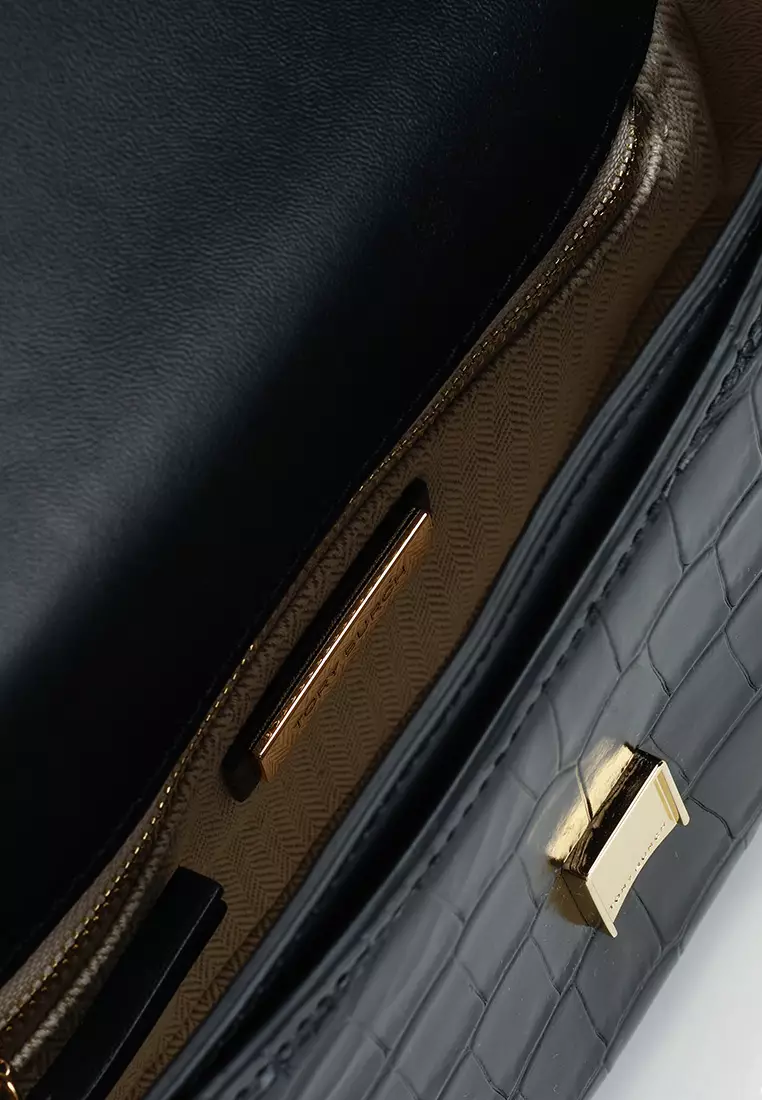 Britten Embossed Convertible Crossbody Bag