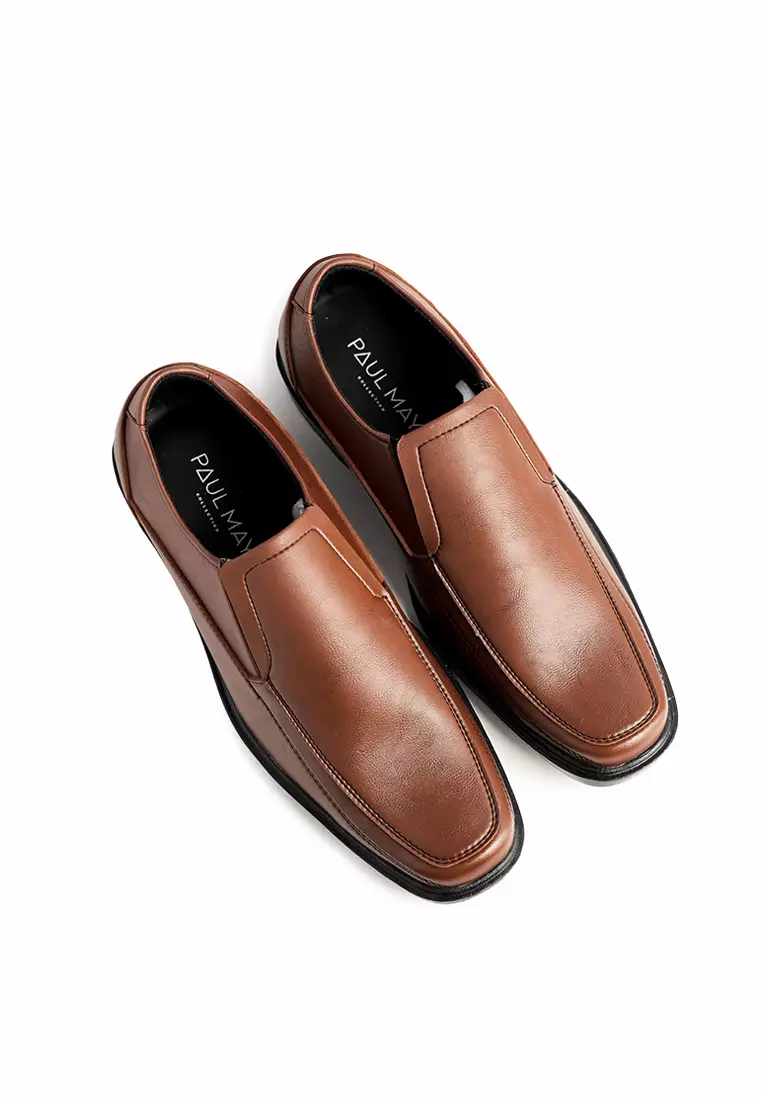PAULMAY - Sepatu Formal Casual Pria Wina 71 Brown