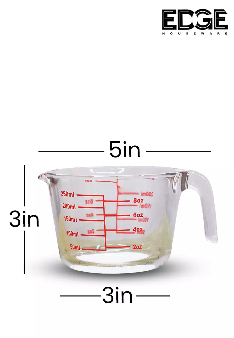 Goeielewe Glass Measuring Cup with Spout, Heat Resistant Borosilicate —  CHIMIYA