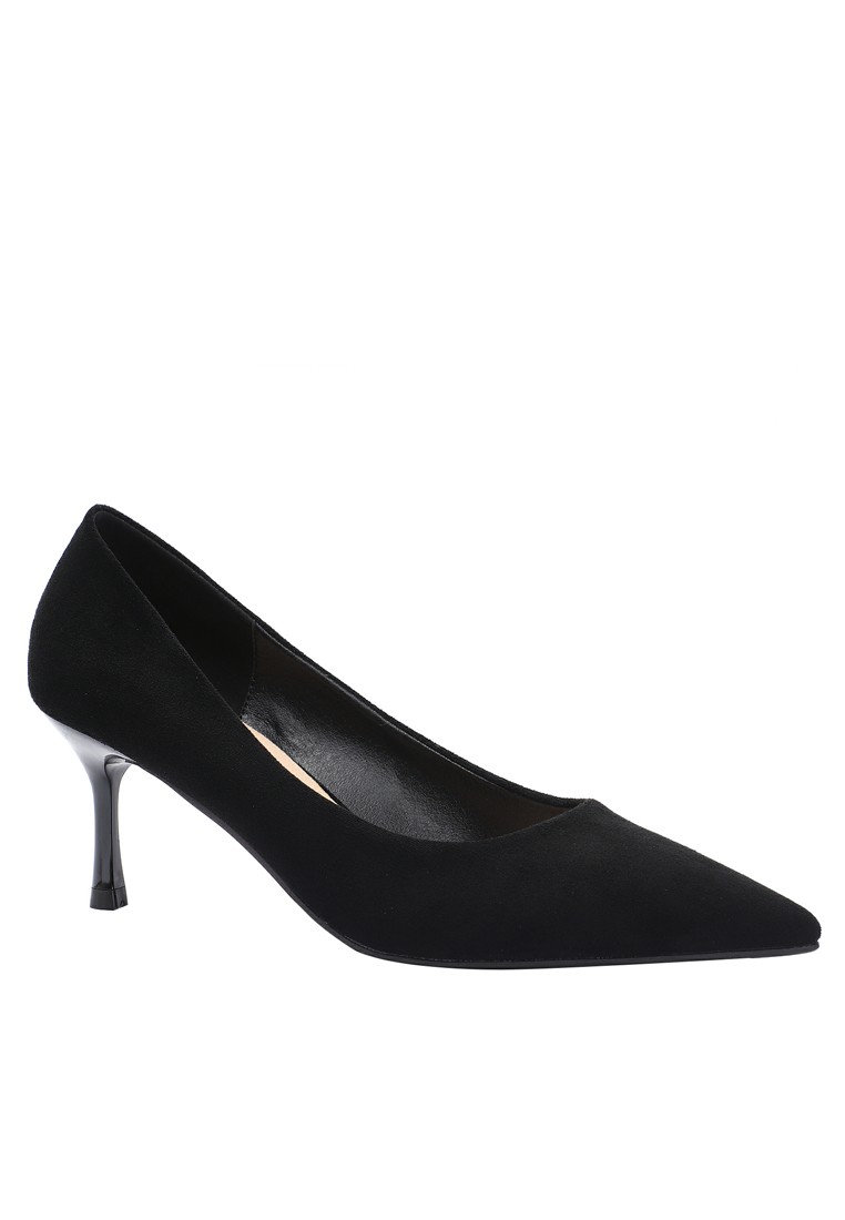 6.5CM Suede Pointy Pumps 2065-1