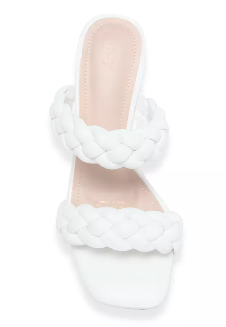 AMANDA J2287-6 HEELS SANDAL WHITE