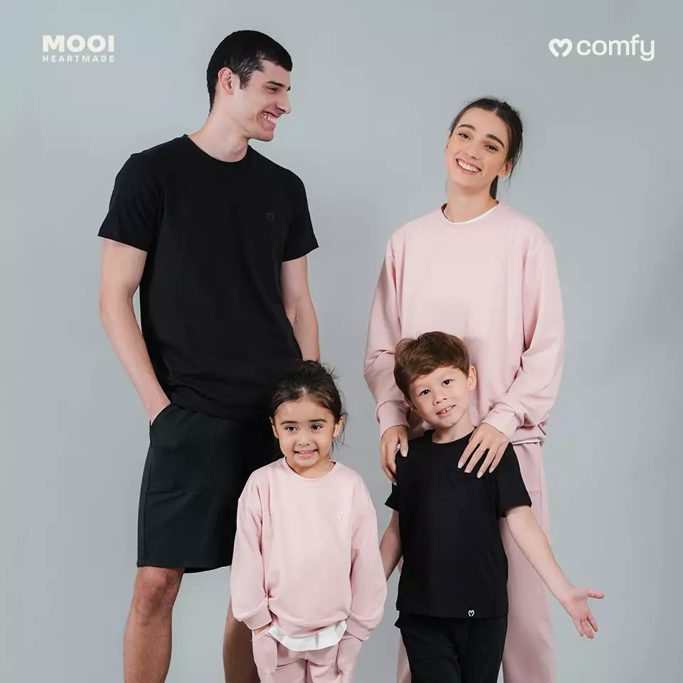 Mooi Kaos Dewasa Unisex Comfy T-Shirt Basic Adult - Beige