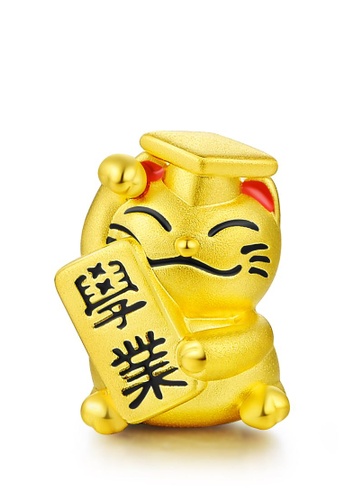 Emperor Jewellery gold Lucky Cat Collection: Aacademic - Fine Gold Charm (With Bracelet) 88564ACD6482A6GS_1