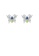 Glamorousky white 925 Sterling Silver Simple Fashion Butterfly Stud Earrings with Cubic Zirconia 28C69ACBDECF04GS_1