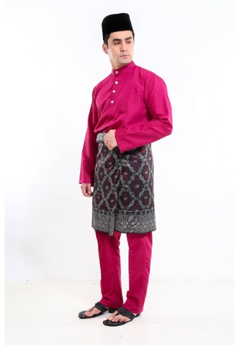 Amar Amran pink Baju Melayu Moden 53308AA05D0FDAGS_1