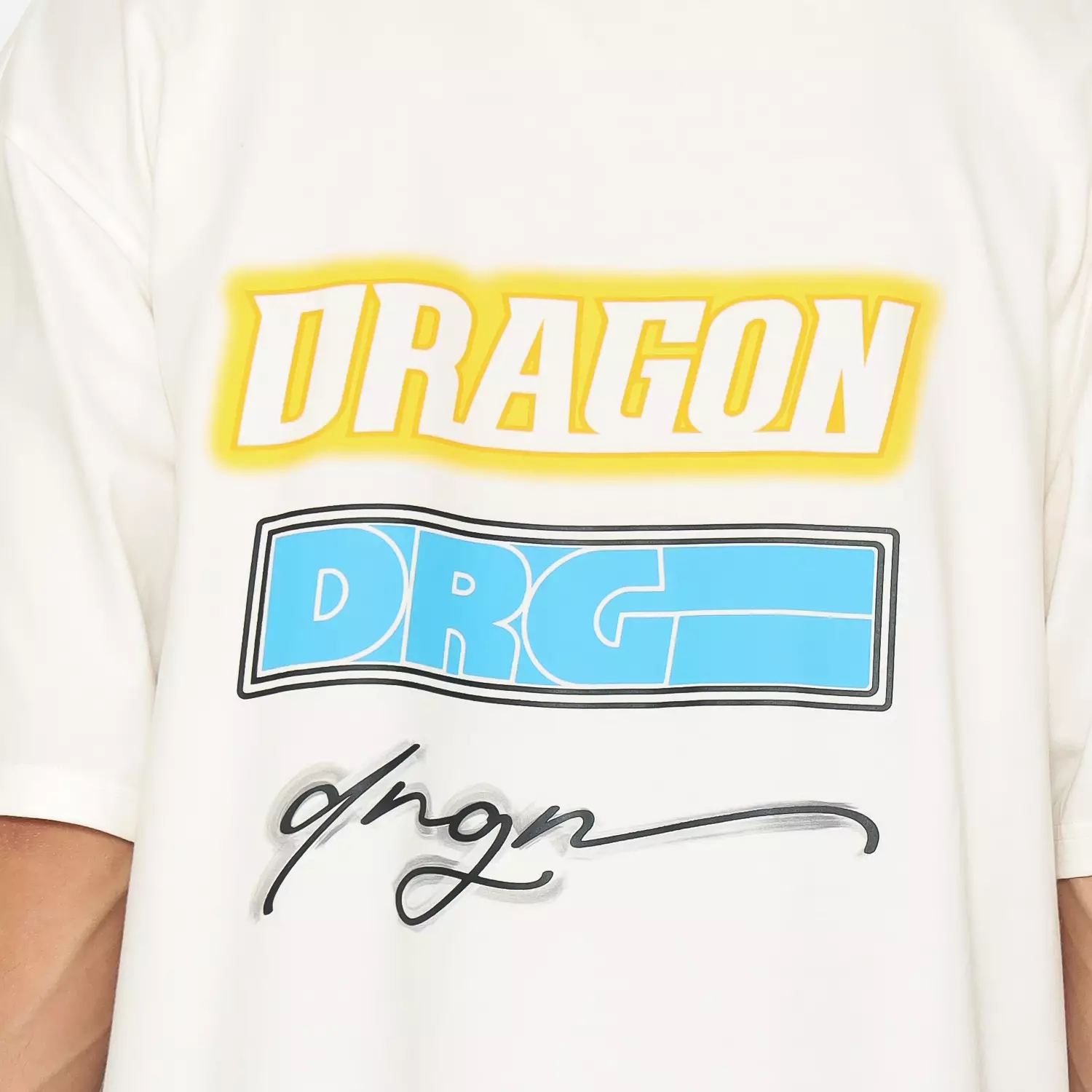 Dragon Kaos Lengan Pendek Pria Dragon Fly Oversize Planet Surf