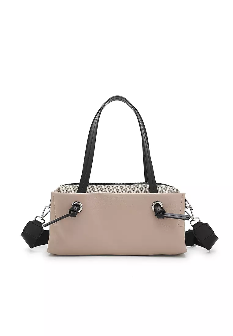 Women's Top Handle Bag / Sling Bag / Crossbody Bag (Tas Selempang / Tas Tangan) - Cokelat