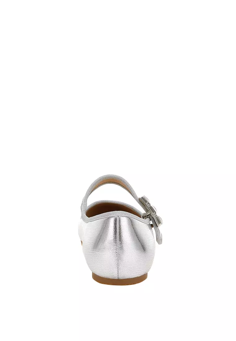 Bros Sandal Mary Jane Warna Perak