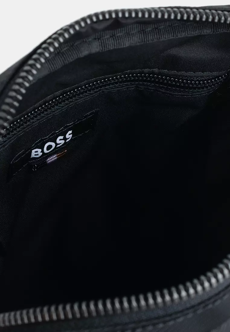 Raised Logo Structured Crossbody Bag - BOSS Mainline