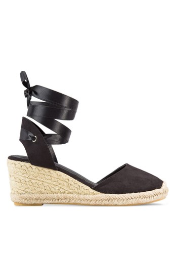 Play Ariana Laced Up Espadrille Wedges