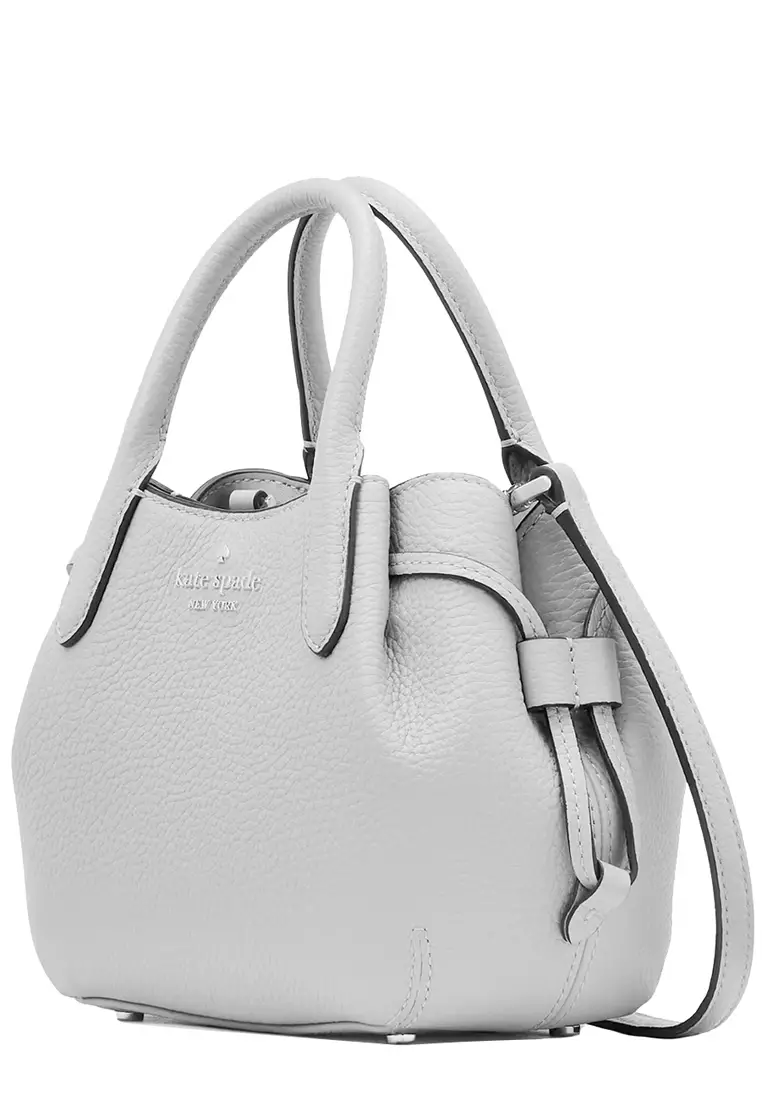 Dumpling Mini Satchel Bag in Mountain Grey KI859