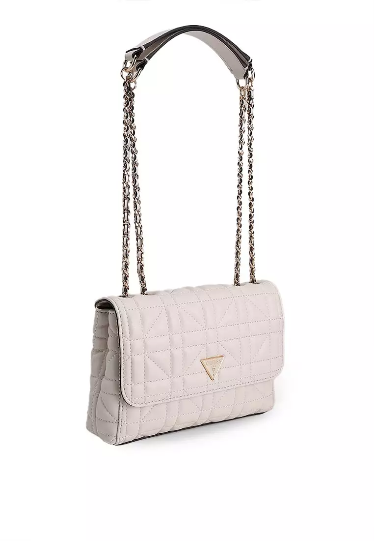 ショルダーバッグ・ポシェット Guess EDITAEDITA Quilted Crossbody Flap Bag HP1A3A36 611xjAVOj8L.jpg