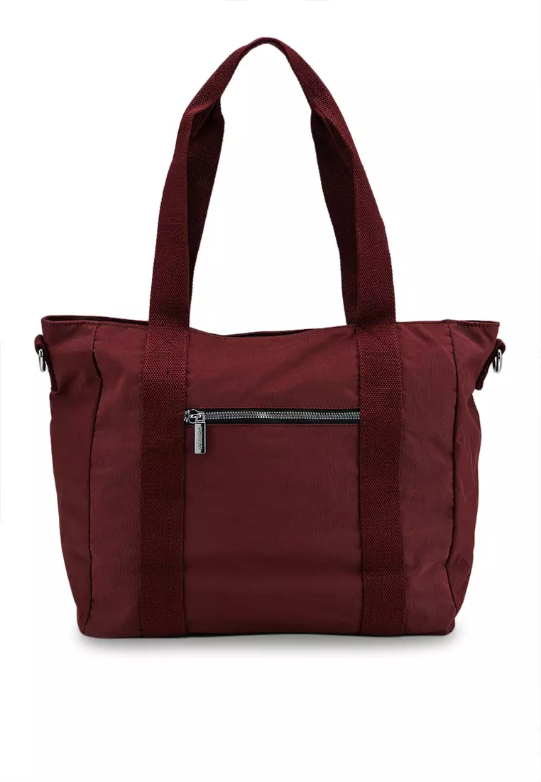 Metallic Series Crinkle Nylon Convertible Shoulder Bag