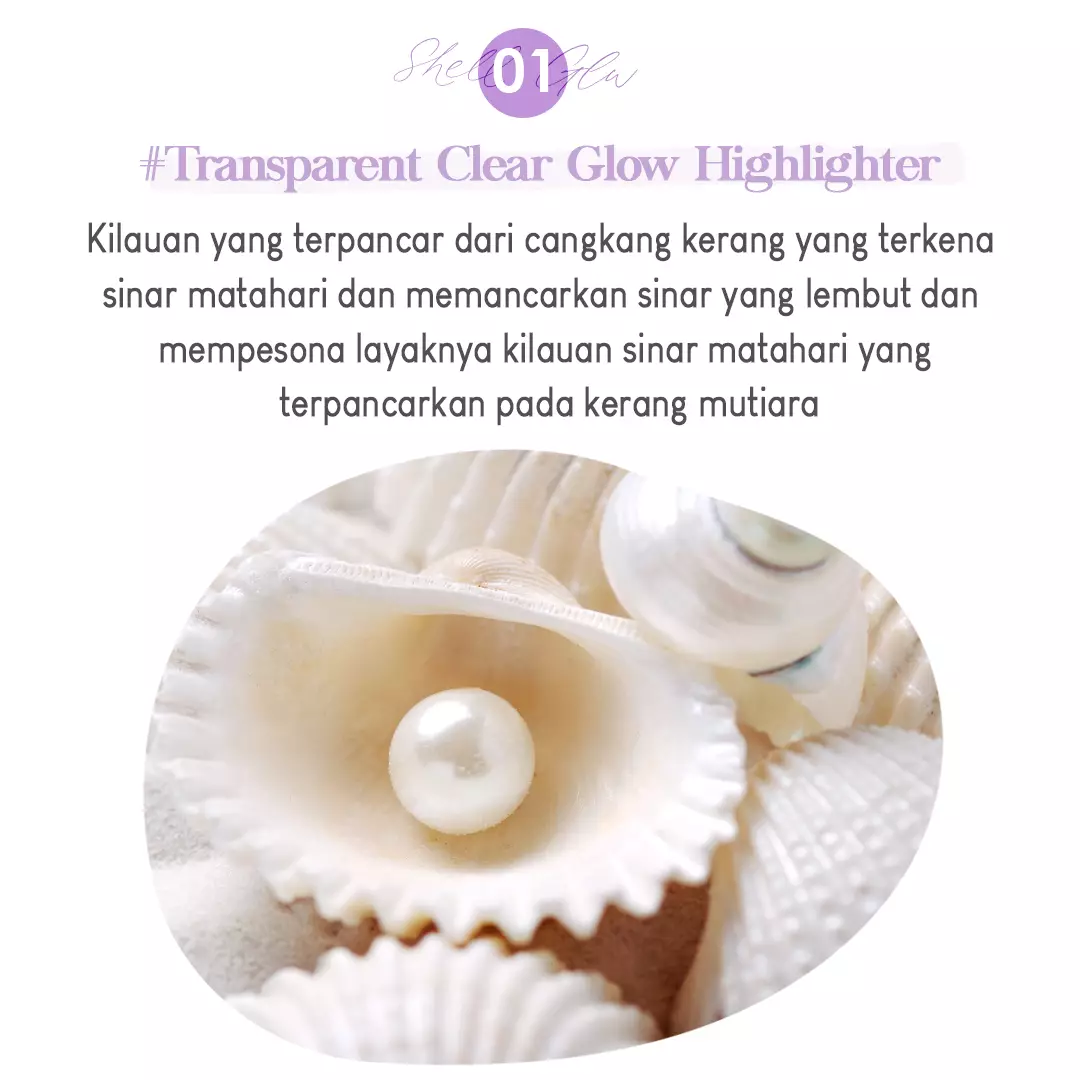 Holika Holika Shell Glow Highlighter (Like Shell Collection) | Two Tone Blush & Highlighter 02 Pearly Briller