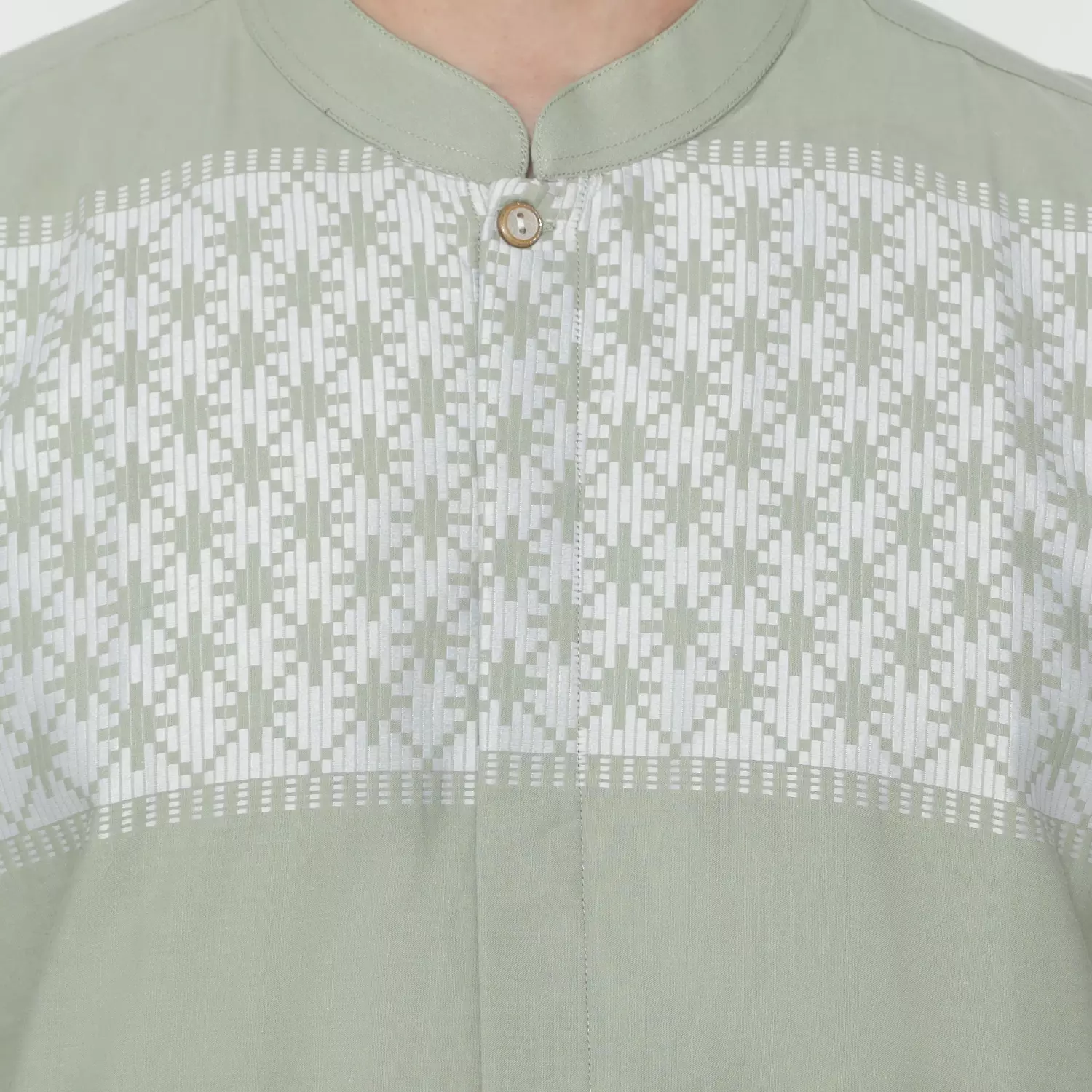 Platini Kemeja Koko Pria Lengan Pendek Katun 931318.52 SAGEGREEN