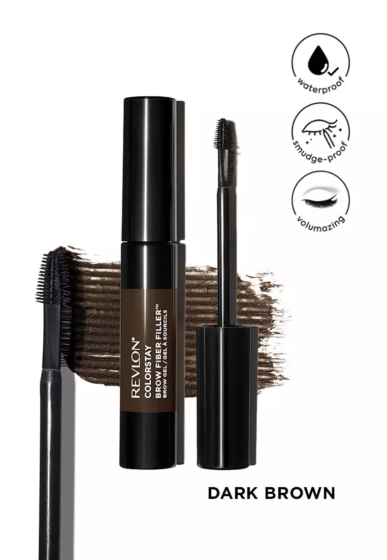 Discount on Revlon  shoes - SKU: Colorstay Brow Fiber Filler Brow Gel (Dark Brown)