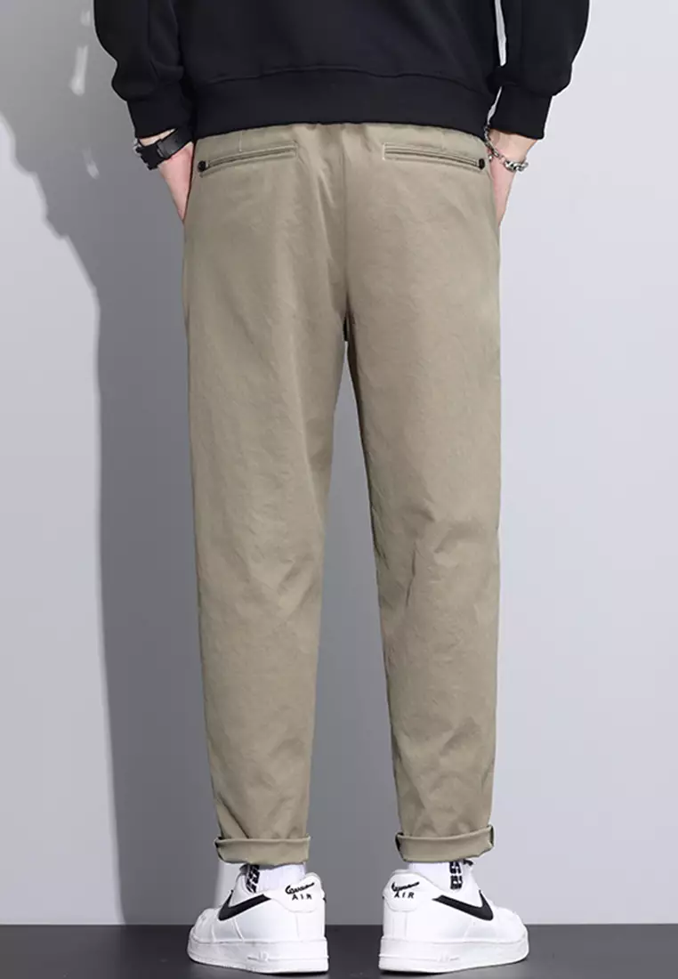 Tapered Mid Waist Suit Pants AY-L9875