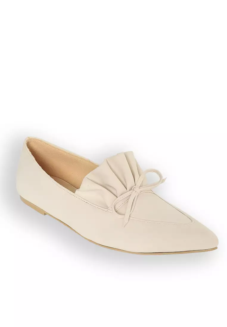 Nara Flats Shoes Cream