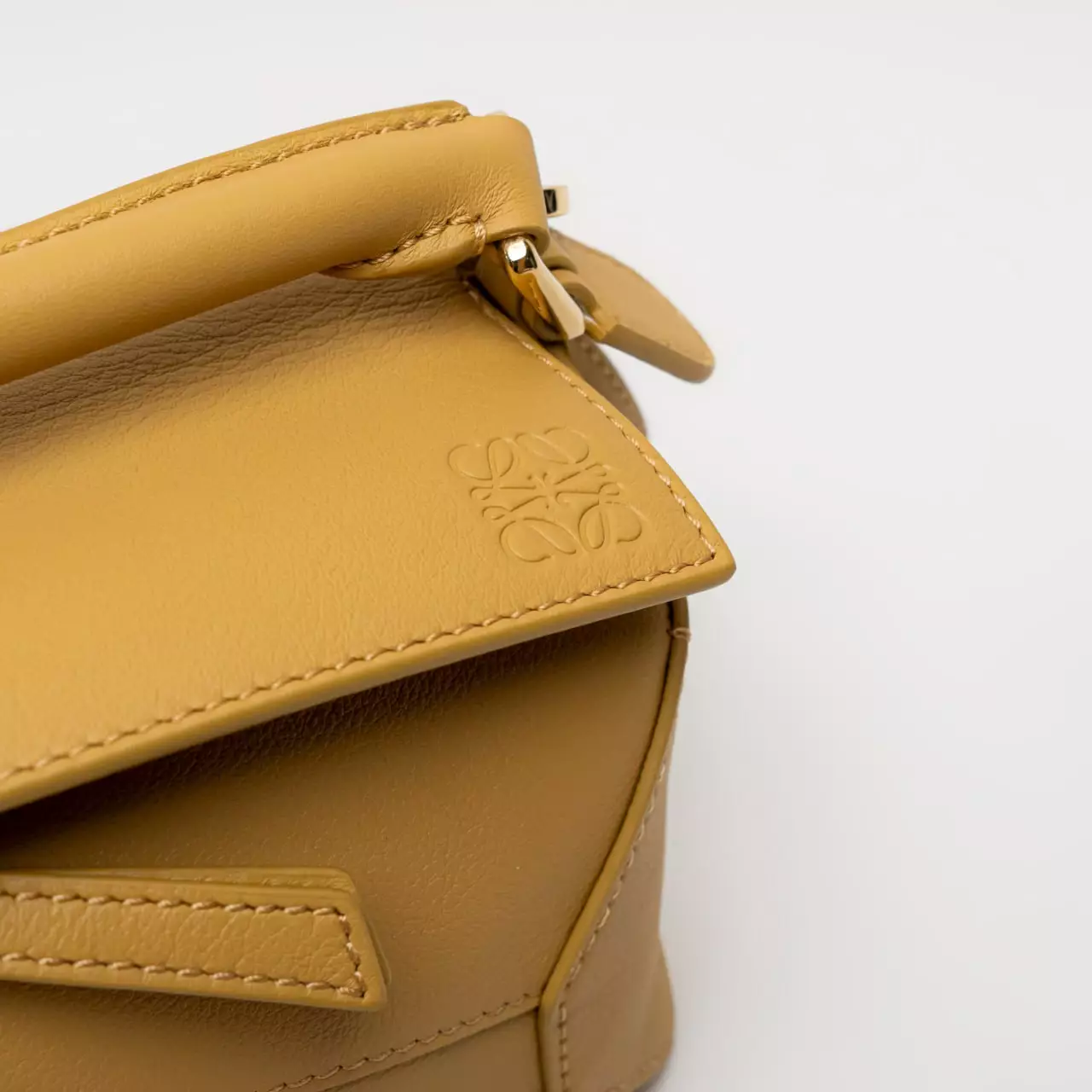 Mini Puzzle Edge Bag in Classic Calfskin Sahara Ghw