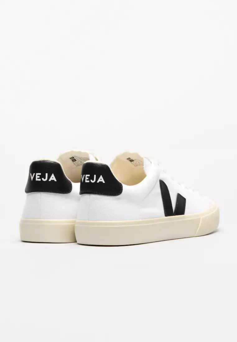 Campo Canvas White Black Sneakers