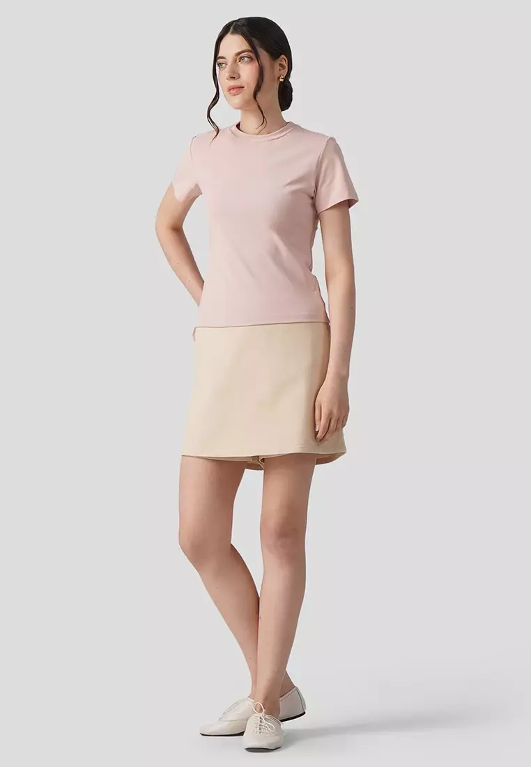 Soft Rib Crew Neck T-Shirt